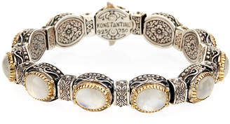 Konstantino Erato Oval Labradorite Doublet Link Bracelet