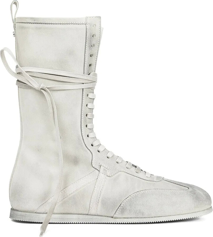Ann Demeulemeester Suede Lace-Up Sneakers