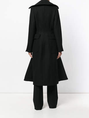 Jacquemus flared tailored trench coat