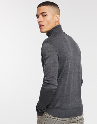 French Connection fine gauge roll neck sweater