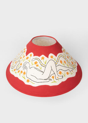 Paul Smith 'The Snake Prince' Red Hand Painted Lampshade by Hal Haines for