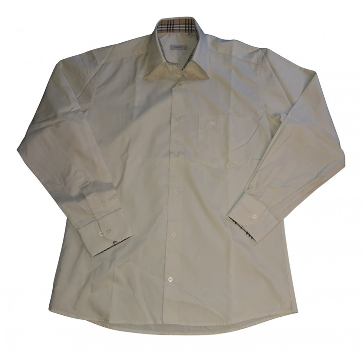 black and yellow burberry shirt