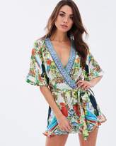 Thumbnail for your product : Camilla Cross Over Frill Hem Playsuit