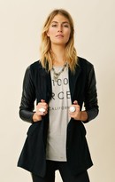 Thumbnail for your product : Jet by John Eshaya CANVAS COAT W/ LEATHER SLEEVES