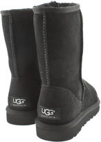 Thumbnail for your product : UGG Womens Black Classic Short Leather Boots