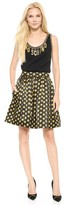 Thumbnail for your product : Moschino Printed Satin Skirt