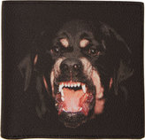 Thumbnail for your product : Givenchy Black Rottweiler Bifold Wallet
