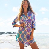 Thumbnail for your product : Sophia Alexia Orchid Paradise Beach Shirt