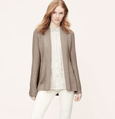 Thumbnail for your product : LOFT Ribbed Open Cardigan