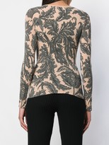 Thumbnail for your product : Junya Watanabe Floral Print Fitted Sweatshirt