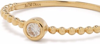 Djula 18kt Yellow Gold Little Solitaire Diamond Ring