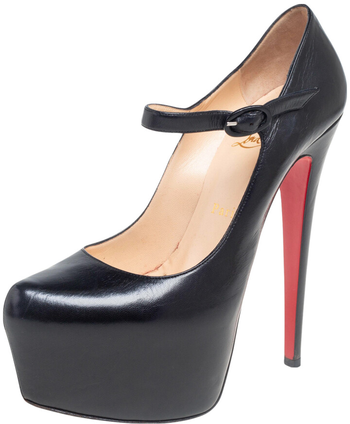 Rød dato romantisk Profit Christian Louboutin Mary Janes | Shop the world's largest collection of  fashion | ShopStyle