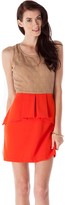 Thumbnail for your product : Romeo & Juliet Couture Lace Top Peplum Dress