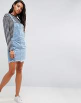 Thumbnail for your product : Pieces Anabella Overall Raw Hem Dress