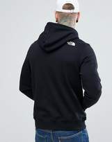 Thumbnail for your product : The North Face Open Gate Zipthru Hoodie Small Logo In Black