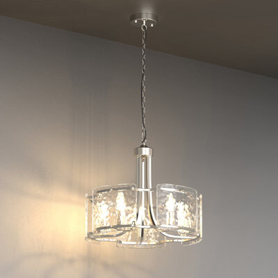 Latitude Run 19Inch 5-Light Drum Chandelier