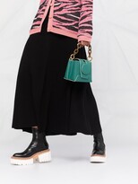 Thumbnail for your product : Ami Amalia Ribbed-Knit Merino Wool Skirt