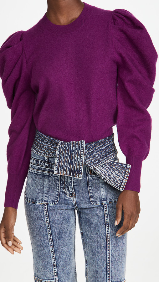 Ulla johnson purple sweater Clearance