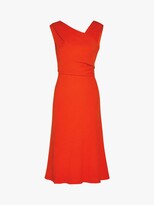 Thumbnail for your product : Adrianna Papell Pleated Woven Knee Length Dress, Red