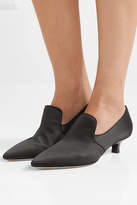Thumbnail for your product : The Row Gaia Satin Pumps - Black