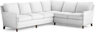 Serena & Lily Spruce Street Right-Facing L-Sectional with Nailheads
