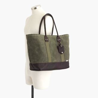 J.Crew Billykirk® waxed canvas tote bag in olive