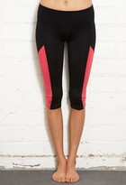 Thumbnail for your product : Forever 21 Colorblocked Performance Capris