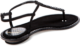 Thumbnail for your product : Brian Atwood Callas Crystal Thong Sandal