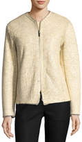 Thumbnail for your product : Etoile Isabel Marant Izy Zip-Front Cracked Lambskin Jacket