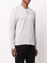 Thumbnail for your product : James Perse Crew-Neck Cashmere Knitted Top