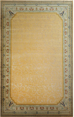 Bloomsbury Market 13'6''x21'4'' Oversize Hand Knotted Wool Light Gold Tibetan Traditional Rug
