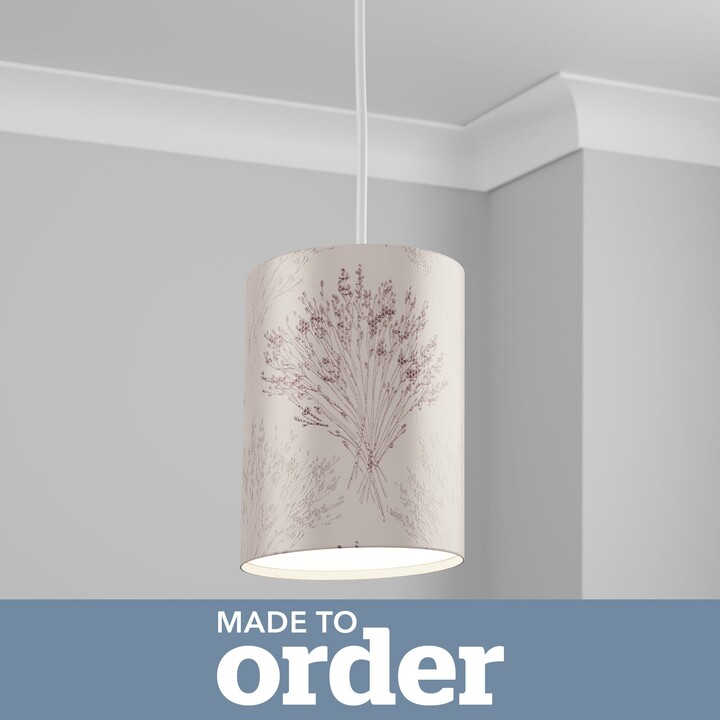 Dunelm Made To Order Tall Cylinder Shade Purple ShopStyle