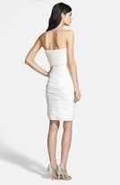 Thumbnail for your product : Monique Lhuillier ML Bridesmaids Ruched Strapless Cationic Chiffon Dress (Nordstrom Exclusive)