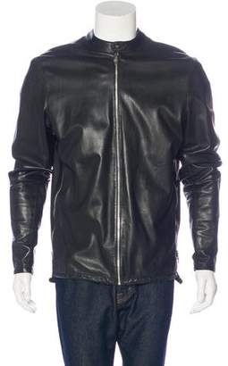 Chrome Hearts Sterling-Accented Leather Jacket
