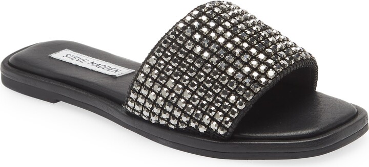 steve madden greece rhinestone sandals