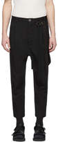 Thumbnail for your product : Song For The Mute Black Single Pleated Trousers