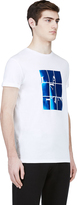 Thumbnail for your product : Lanvin White Windowpane Graphic T-Shirt