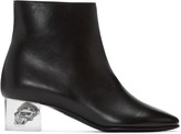 Thumbnail for your product : Alexander McQueen Black Skull Ankle Boots