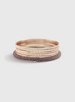 Thumbnail for your product : Evans Rose Gold Bangle Pack