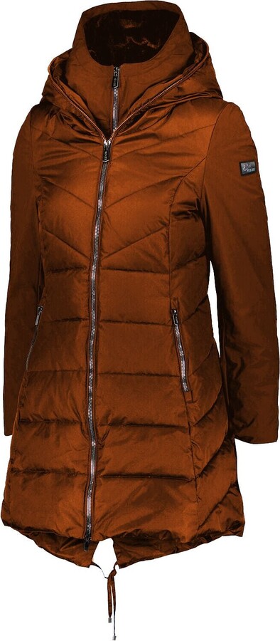 Yes Zee Orange Polyamide Jackets & Women's Coat - ShopStyle