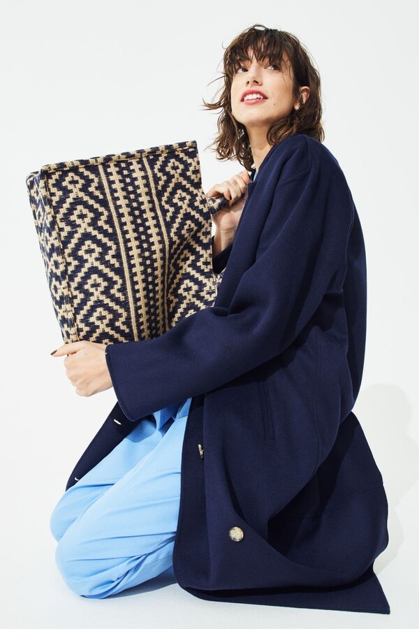 Jacquard-weave Handbag