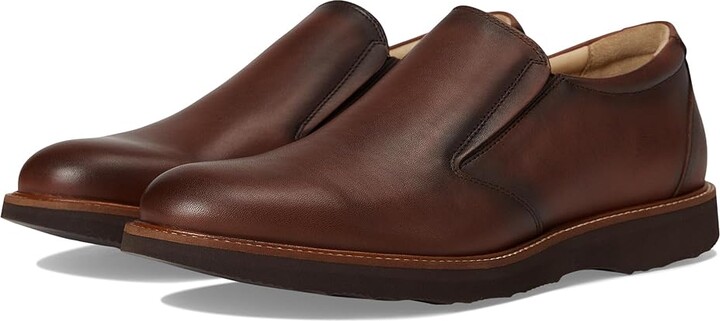 Samuel Hubbard Frequent Traveler Loafer Men's Shoes Cognac Leather : 9 D - Medium
