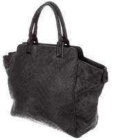 Thumbnail for your product : Milly Embossed Leather Handle Bag