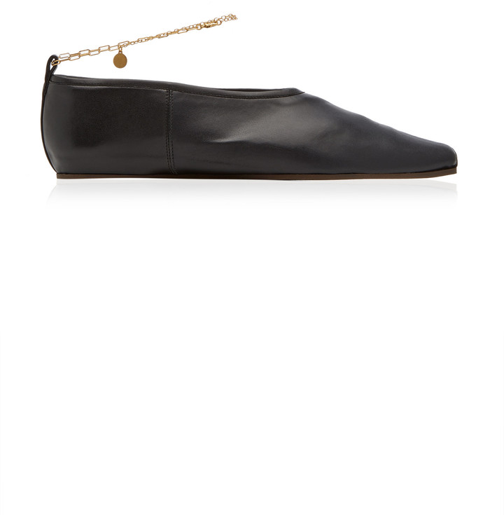 vegan leather flats