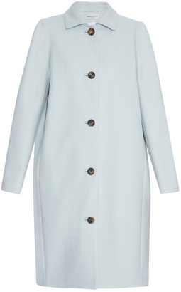 Balenciaga Single-breasted wool-blend coat