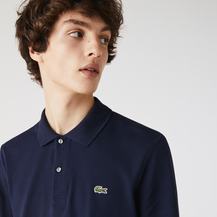 navy lacoste polo