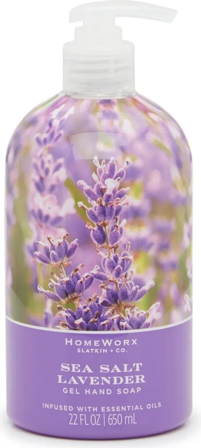HomeWorx by Slatkin + Co. Sea Salt Lavender 22oz. Hand Soap