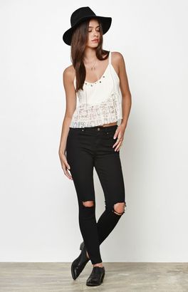Somedays Lovin On The Road Lace-Up Cropped Top