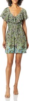 Thumbnail for your product : Angie Women's Printed Flutter Sleeve Dress