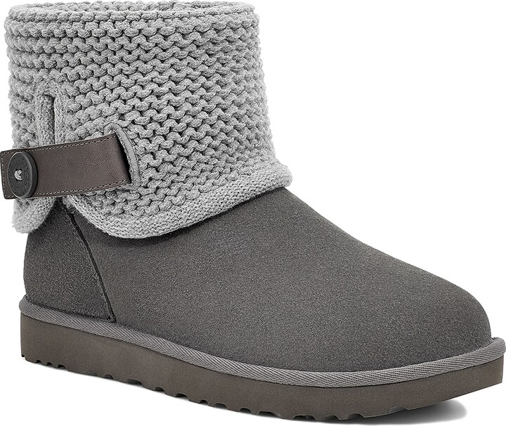 UGG Shaina Sweater Cuff Bootie - ShopStyle Boots